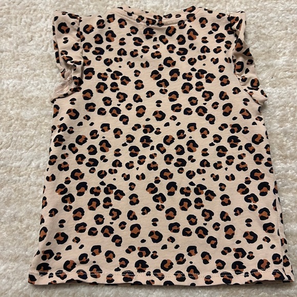 H and M Baby Girls Leopard Print Flutter Sleeve Tank! - Picture 6 of 6